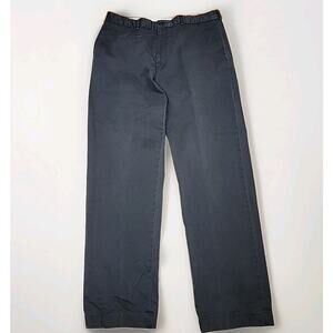 Brooks Brothers Advantage Chino Clark Pants Mens W38xL34 Gray Cotton Straight